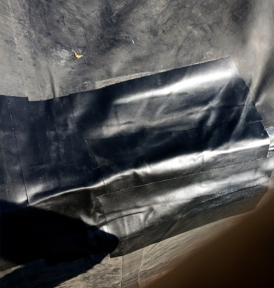 Tarp Repair Tape (6" x 50' Roll) BESTSELLING Vinyl Tarp Tape, Black